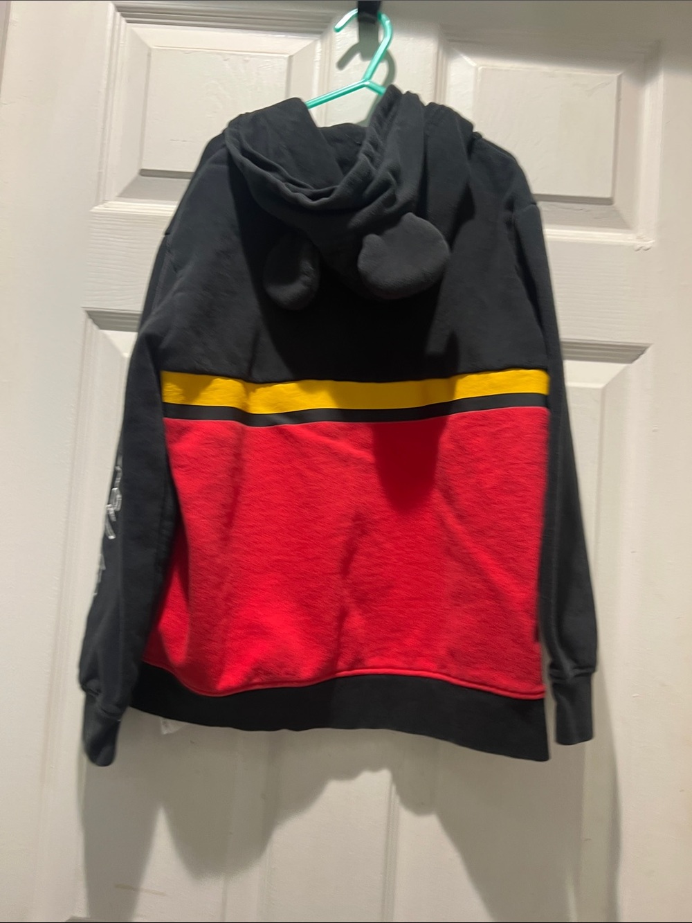 Disney Kids Black, Red & Yellow Hooded Zip-Up Sweatshirt - Picture 5 of 9